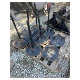 15 Discs with 25 inch upright pipes