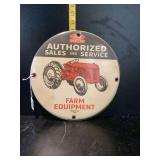 Porcelain Enamel Ford Tractor Sign