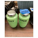 Jadeite Salt and Pepper Shakers