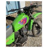 Kawasaki KE100 Motorcycle with Parts