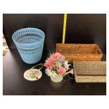 Baskets, flowers, wall Hangers