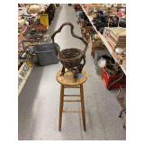 Stool and Basket