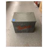 Borden Dairy Galvanized Metal Insulated Milk Box