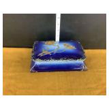 Porcelain Dresser Box with Floral Decoration