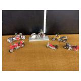 Assorted Motorcycle Diecast Models