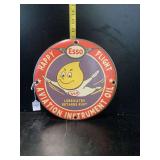 Porcelain Enamel Esso Sign