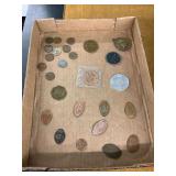 Assorted Medals, Coins, and Elongated Pressed Pennies