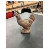 Cast Iron Chicken Planter