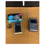 GE AM Radio with Box and RCA LCD Television