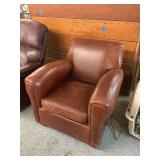 Bauhaus Leather Upholstered Armchair