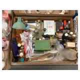 Assorted Perfume Bottles and Cosmetic Items