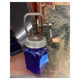 Blue Butter Churn 591a