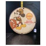 Porcelain Enamel Shell Sign