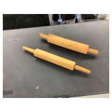 Two Wood Rolling Pins