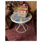 Table and books