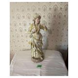 Porcelain Figurine of a Woman in Dress