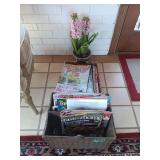 Magazine Assortment & Rack Including Southern Living and Taste of Home