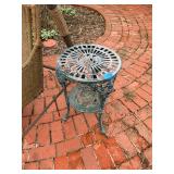 Cast/Metal Iron Two-Tiered Garden Table