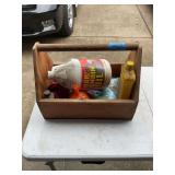 Wood caddy and misc