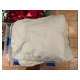 Set of Two White Bed Pillows