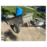 Rubbermaid Poly Lawn Cart w/ Dump Bed