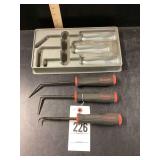 Snap-on 3-Piece Pick Set with Storage Tray