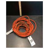 Orange Extension Cord with Triple Tap Outlet