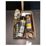 Assorted Shop Maintenance Supplies and Pneumatic Tool Accessories