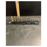 Snap-on Hex Bit Socket Set with Storage Rail