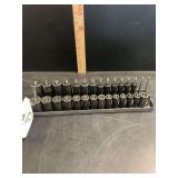 Snap-on Metric Socket Set with Organizer Tray 3/8” Dr