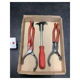 Assorted Automotive Specialty Pliers and Tool Set