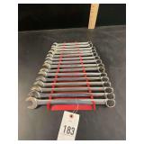 Snap-on Metric Combination Wrench Set 10mm to 24mm