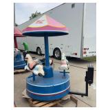 Kmart Branded Coin-Operated Carousel Ride