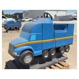 Blue Semi-Truck Coin-Operated Kiddie Ride