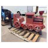 Coin-Operated Red Train Kiddie Ride