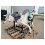 Coin-Operated Mechanical Kiddie Ride Horse