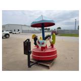 Coin-Operated Children's Carousel Ride