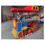Train-Themed Vending Display Cart