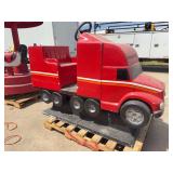Red Semi-Truck Coin-Operated Kiddie Ride