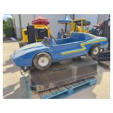 Blue Sports Car Coin-Operated Kiddie Ride