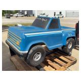 Blue Pickup Truck Coin-Operated Kiddie Ride