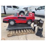 Red Sports Car Coin-Operated Kiddie Ride