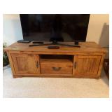 Wooden Television Stand with Storage