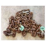 Metal Tow Chain with Hooks