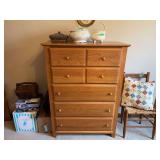 Wooden Tall Chest of Drawers