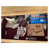 Assorted Light Bulbs and Batteries