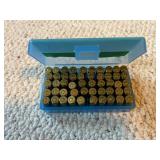Approximately 50 Rounds of 9mm Luger Ammunition in Blue Case