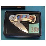 John Wayne Collectible Folding Knife with Display Box