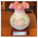 2005 Fenton Glass Messenger Subscriber Exclusive Lamp
