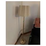 Floor Lamp with Pleated Shade